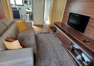 Apartamento mobiliado com 1 dormitório para alugar, 48 m² por r$ 2.404,31/mês -