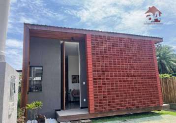 Casa com 2 dormitórios à venda, 66 m² por r$ 520.000,00 - catu de abrantes - camaçari/ba