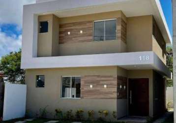 Casa à venda, 140 m² por r$ 780.000,00 - abrantes - lauro de freitas/ba
