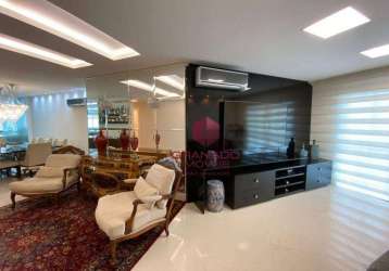 Apartamento com 3 dormitórios para alugar, 236 m² por r$ 13.900,00/mês - zona 01 - maringá/pr