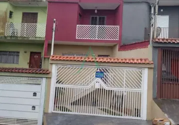 Casa / sobrado para venda em santo andré, jardim santo andré, 2 dormitórios, 2 suítes, 3 banheiros, 2 vagas