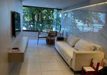 Apartamento com 3 dormitórios para alugar, 110 m² por r$ 7.000,00/mês - barra - salvador/ba