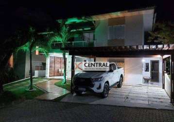 Casa com 4 dormitórios à venda, 295 m² por R$ 950.000,00 - Abrantes - Camaçari/BA