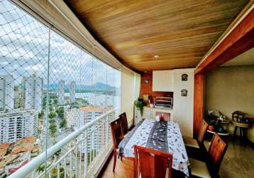 Apartamento com 3 dormitórios para alugar, 199 m² por r$ 12.500,00/mês - ponta da praia - santos/sp