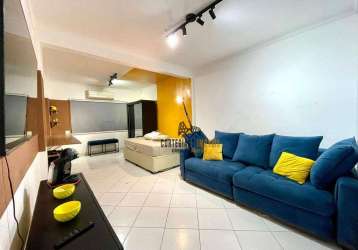 Studio com 1 dormitório à venda, 36 m² por r$ 275.000,00 - boqueirão - santos/sp