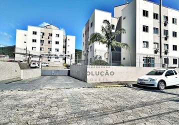 Apartamento com 2 dormitórios para alugar, 60 m² por r$ 1.720,00/mês - serraria - são josé/sc