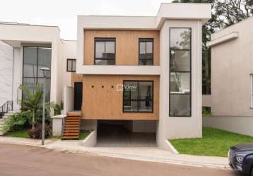 Casa em condomínio fechado com 3 quartos à venda na rua luiz zilli, 412, campo comprido, curitiba por r$ 2.790.000