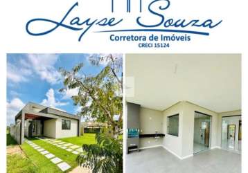 Casa em condomínio fechado com 3 quartos à venda no centro, camaçari , 124 m2 por r$ 750.000