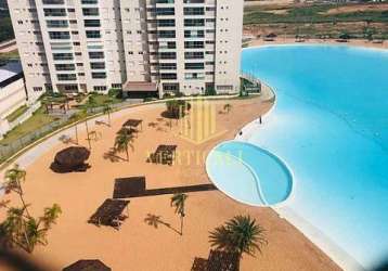 Brasil beach home resort cuiabá: apartamento de 88m²  à venda, 2 quartos, semimobiliado - ribeirão