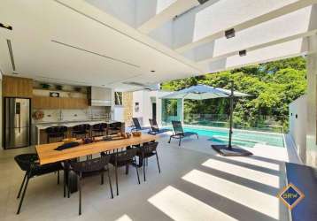 Casa com 6 dormitórios à venda, 391 m² por r$ 7.500.000,00 - riviera módulo 16 - bertioga/sp