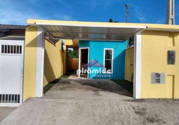 Casa com 2 dormitórios à venda, 61 m² por r$ 260.000,00 - balneário dos golfinhos - caraguatatuba/sp