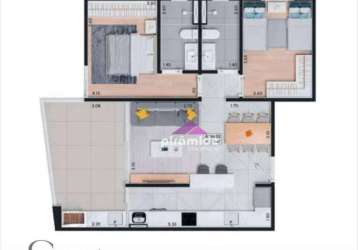 Apartamento com 2 dormitórios à venda, 75 m² por r$ 386.997,00 - indaiá - caraguatatuba/sp