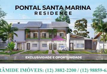 Casa com 3 dormitórios 3 suítes à venda, 110 m² por r$ 650.000 - pontal de santa marina - caraguatatuba/sp