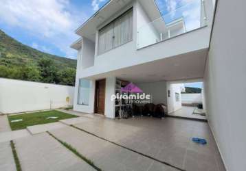 Casa com 5 dormitórios à venda, 300 m² por r$ 2.800.000,00 - massaguaçu - caraguatatuba/sp