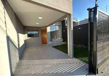 Casa 3 quartos à venda, 115 m² por r$ 410.000 - ouro verde - londrina/pr