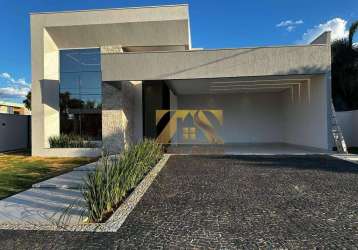 Casa alto padrão 4/4, com 240 m²- caribe residense e resort - palmas/to