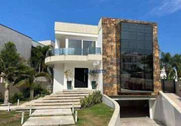 Casa com 4 dormitórios à venda, condomínio fechado, 634 m² por r$ 12.500.000 - jurerê internacional - florianópolis/sc