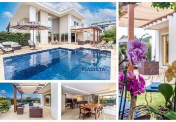 Casa com 5 dormitórios à venda, 550 m² por r$ 10.000.000,00 - jurerê internacional - florianópolis/sc