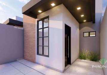 Casa com 2 dormitórios à venda, 55 m² por r$ 240.000,00 - interlagos - cascavel/pr
