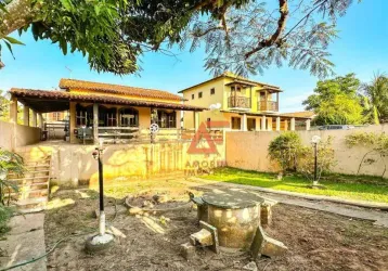 Casa com 4 dormitórios à venda por r$ 280.000 - balneário das conchas - são pedro da aldeia/rj