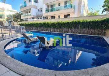 Apartamento garden com 3 dormitórios à venda, 229 m² por r$ 1.100.000 - itaipu - niterói/rj