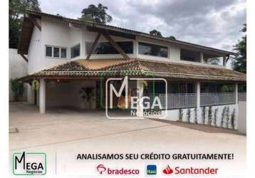 Chácara com 6 dormitórios à venda, 1300 m² por r$ 1.400.000,00 - parque jaguari (fazendinha) - santana de parnaíba/sp