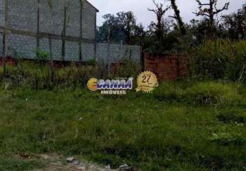 Terreno à venda no copacabana paulista, mongaguá , 750 m2 por r$ 95.000