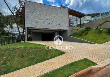 Casa com 4 quartos à venda, 331 m² por r$ 3.890.000 - condomínio quintas do sol - nova lima/mg