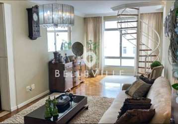 Apartamento duplex com 4 dormitórios à venda, 179 m² por r$ 890.000,00 - centro - curitiba/pr