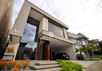 Casa com 3 suítes à venda, 307 m² por r$ 3.580.000,00 - santa felicidade - curitiba/pr