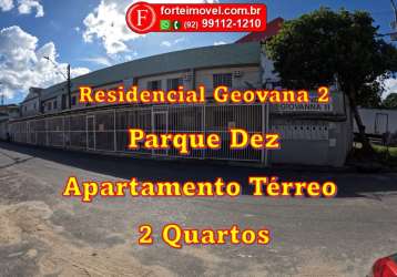 Apartamento 2 quartos - residencial geovana - parque dez