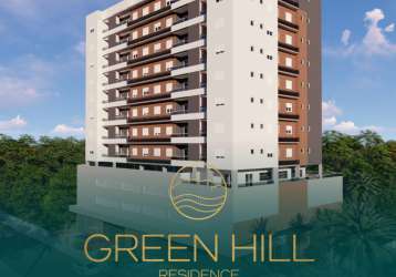 Apartamentos na planta com 1 e 2 dormitórios -   entrada pedra branca - green hill residence