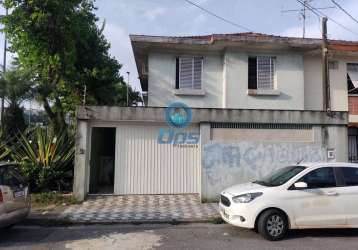 Casa com 3 quartos à venda na rua professora zeny goulart, 28, vila matias, santos, 119 m2 por r$ 800.000