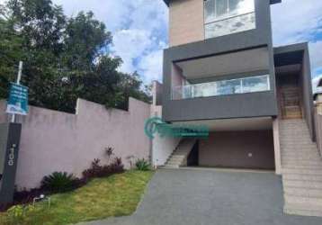 Casa à venda, 211 m² por r$ 1.100.000,00 - condomínio trilhas do sol - lagoa santa/mg