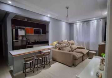 Apartamento com 2 dormitórios à venda, 54 m² por r$ 280.000,00 - parque residencial jundiaí - jundiaí/sp