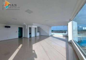 Sala para alugar, 76 m² por r$ 3.450,00/mês - mirim - praia grande/sp