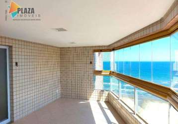 Apartamento com vista mar e 4 dormitórios à venda, 224 m² por r$ 1.150.000 - aviação - praia grande/sp