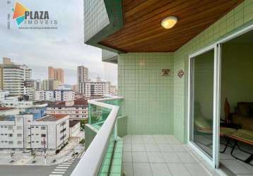 Apartamento para alugar, 80 m² por r$ 3.000,00/mês - vila guilhermina - praia grande/sp