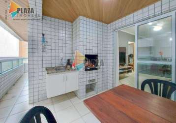 Apartamento com 2 dormitórios à venda, 108 m² por r$ 520.000,00 - vila guilhermina - praia grande/sp