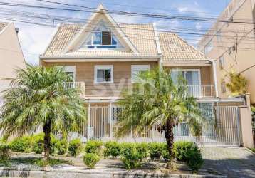 Casa em condomínio fechado com 3 quartos à venda na rua colômbia, 426, bacacheri, curitiba por r$ 1.070.000