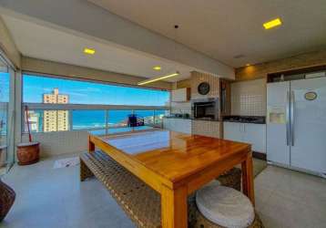 Cobertura duplex - alto padrão com 4 dormitórios, varanda gourmet e piscina privativa -  vista mar.