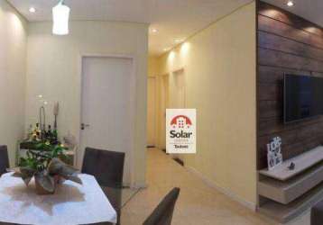 Apartamento com 2 dormitórios à venda, 68 m² por r$ 264.000,00 - esplanada independência - taubaté/sp