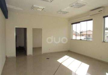 Sala para alugar, 49 m² por r$ 3.379,04/mês - paulista - piracicaba/sp