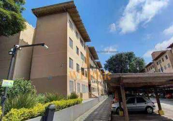 Apartamento com 2 dormitórios à venda, 52 m² por r$ 215.000,00 - parque pinheiros - taboão da serra/sp