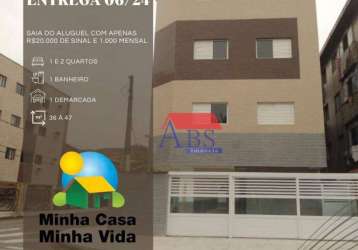 Apartamento à venda, 36 m² por r$ 232.900,00 - jardim casqueiro - cubatão/sp