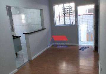 Apartamento com 1 dormitório à venda, 42 m² por r$ 270.000 - encruzilhada - santos/sp