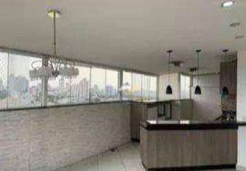 Cobertura com 3 dormitórios à venda, 163 m² por r$ 690.000,00 - vila alzira - santo andré/sp