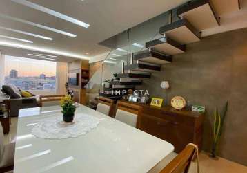Cobertura com 4 dormitórios à venda, 205 m² por r$ 1.980.000,00 - fátima i - pouso alegre/mg