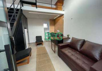 Apartamento duplex para alugar, 45 m² por r$ 3.200,00/mês - mirandópolis - são paulo/sp