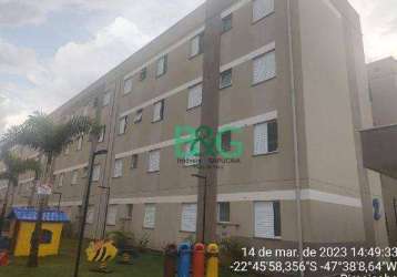 Apartamento com 1 dormitório à venda, 45 m² por r$ 144.776 - água branca - piracicaba/sp